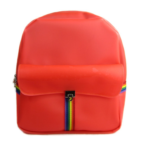 Mochila de silicone coral Maria Adna