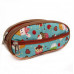 NECESSAIRE EM MATERIAL SINTETICO E TECIDO CUPCAKE MARIA ADNA