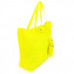 Bolsa Tiracolo/Mão em Silicone Amarelo Maria Adna