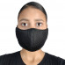 Máscara de tecido preta unissex Kit 12 unidades Maria Adna