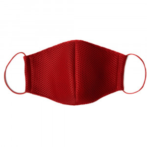 Máscara de tecido vermelha unissex Kit 4 unidades Maria Adna