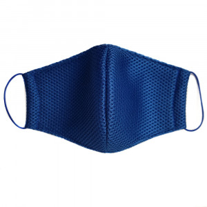 Máscara de tecido azul unissex Kit 4 unidades Maria Adna