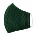 Máscara de tecido verde unissex Kit 4 unidades Maria Adna