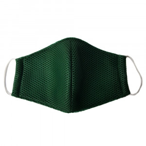 Máscara de tecido verde unissex Kit 4 unidades Maria Adna