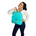 Mochila de silicone azul menta Maria Adna