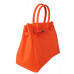 Bolsa Tiracolo em Silicone Laranja Neon Maria Adna