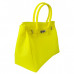 Bolsa Tiracolo em Silicone Amarelo Neon Maria Adna